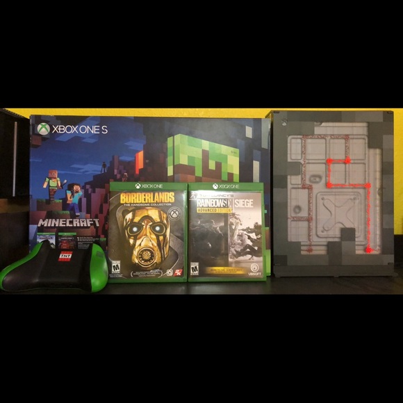 Xbox One S Minecraft Edition 1 TB bundle w/ games! - Picture 5 of 8